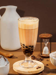 Korean tiramisu bubble tea.
