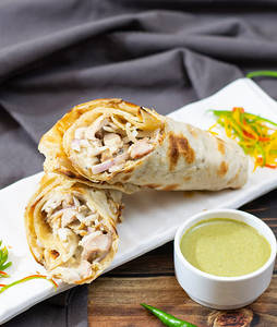 Chicken Malai Tikka Roll