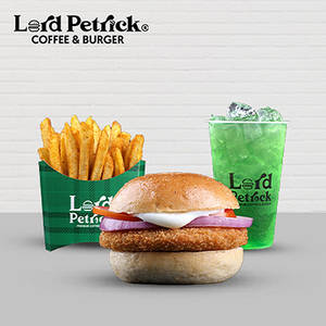 Batata Harra Burger + Fries ( R)+ Drink