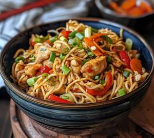 Chicken noodles