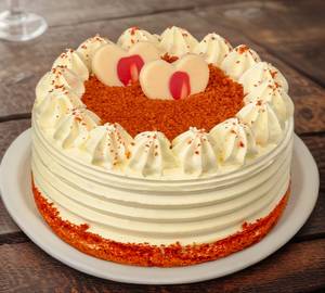 Eggless Red Velvet Cake Round (500 Gms)