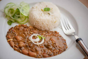 Dal Fry + Rice