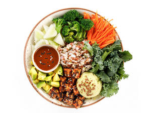 Thai Peanut Chicken Meal (High Protein, High Fibre)