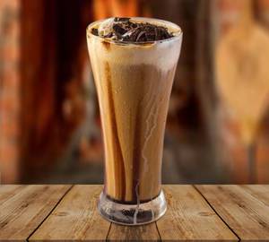 Cold coffee with ice cream