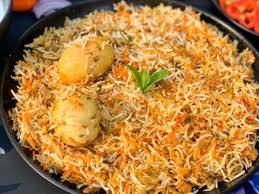 Egg biriyani