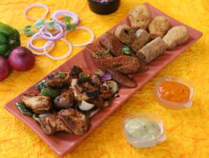 Non-veg kebab platter