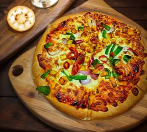 Paneer spicy pizza