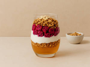 Dragon Fruit Parfait (Gluten Free, Low Cal)