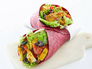Gluten Free Shawarma Chicken Wrap (High Protein)