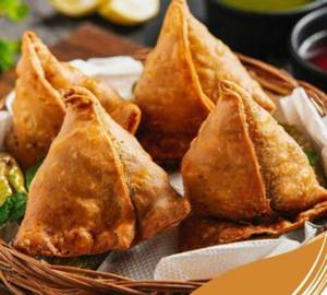 Punjabi Samosa with Eggless mayo 