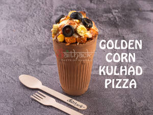 Gold Corn Kulhad Pizza