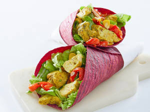 Gluten Free Peri Peri Chicken Wrap (High Protein, Gluten Free)