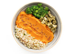 Basil Pesto Paneer Meal (High Protein, Low Cal)
