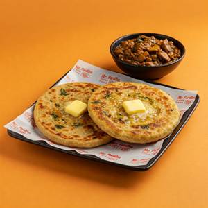 Kadhai Soya Chaap (300Ml) + Choice Of Bread