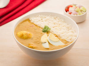 Egg Curry Chawal Bowl