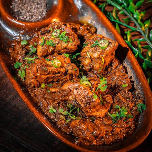 Chicken Pepper Fry [Semi Dry]