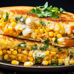 Corn N Cheese Sandwich With Extra Cheese