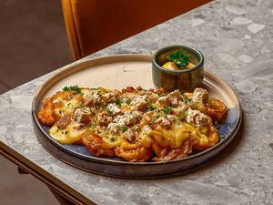 Chicken & Cheese Round Cut Potato Fries