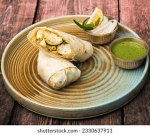 Malai Paneer Tikka Roll