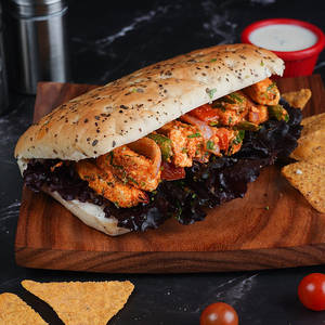 Paneer Sandwich With Ranch Yoghurt