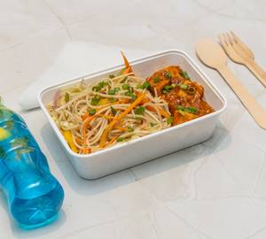Veg Noodles With Paneer Manchurian & Mocktail