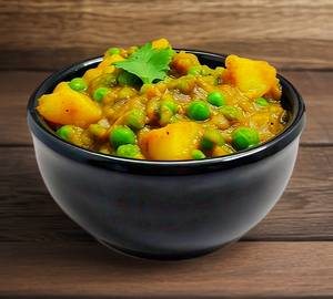 Aloo Matar[serves 1]