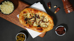 Sourdough Sundried Tomato Garlic Bread.