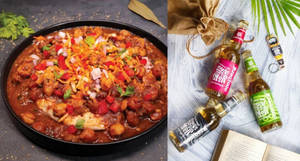 Bheega Kulcha (md) + Coolsberg 0.0% Chilled Bear Malt Flavour)