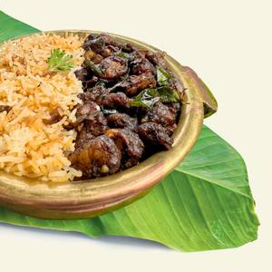 Pepper Mushroom Biryani Bowl (Serves 1)