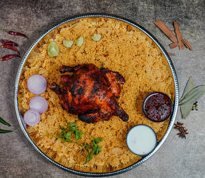 Grill Chicken Biryani (full Bird,serves 5)