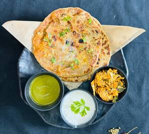 3 Onion paneer paratha