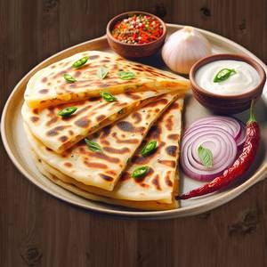Paneer parantha combo