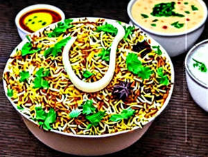 Veg Hydrabadi Biryani