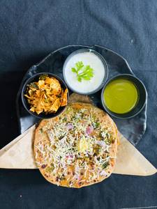3 Onion Paneer Cheese Paratha