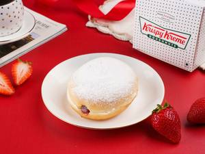 Powdered Strawberry Doughnut