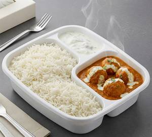 Vegetable Malai Kofta - Chawal