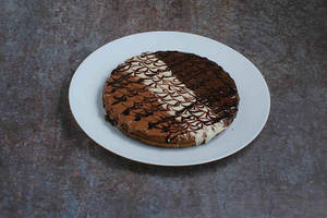 Triple Chocolate Waffle Cake