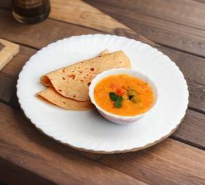 Jain Dal With ( 5 Plain Roti)