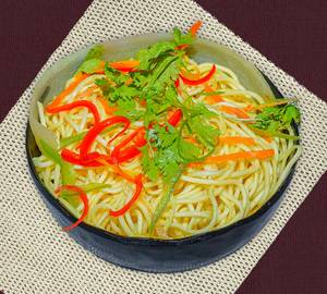 Chicken chilly garlic fried noodles