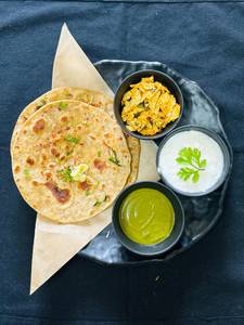 4 plain butter paratha