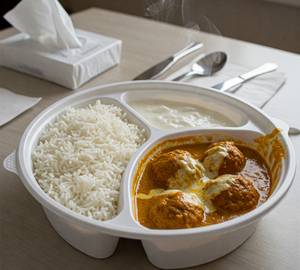 Chicken Malai Kofta - Chawal