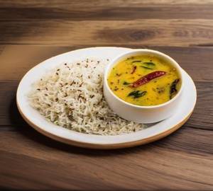Dal Tadka With Jeera Rice