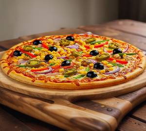 Veggie extravaganza pizza    [regular 7 inch]