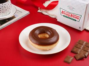 Chocolate Iced Glazed Doughnut