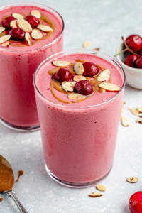 Sweet Cherry Almond Smoothie