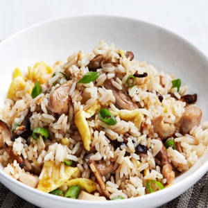 Chicken Mushroom Fried Rice