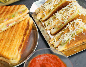 Aloo Cheese Grilled Sandwich