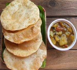 Sattu Kachori + Sabzi ( 4 pcs )