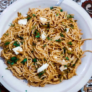 Mushroom Paneer Noodles