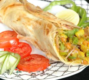 Double Veggie Double Egg Roll